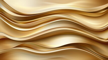 Obraz premium Abstract golden wave pattern background