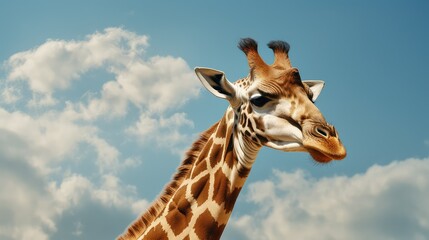 Obraz premium gracefully giraffe texture