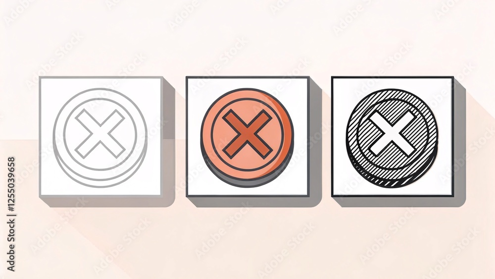 Poster creative process of designing iconic buttons in graphic arts online design studios digital artwork m