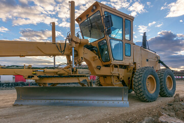 Fototapeta premium Heavy machinery for the construction