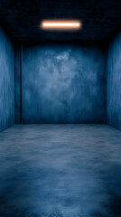 Moody Blue Room 3D Background