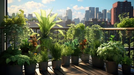 Fototapeta premium urban breeze plant
