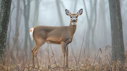 Excellent Deer in the Forest
