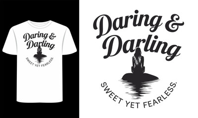 Women Abstract & Artistic Expression Vector T-Shirt Graphic