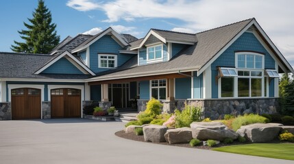 vinyl siding on house