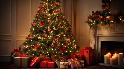 decorated houses aerial