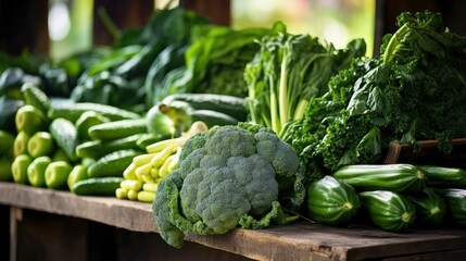 kale veggies green