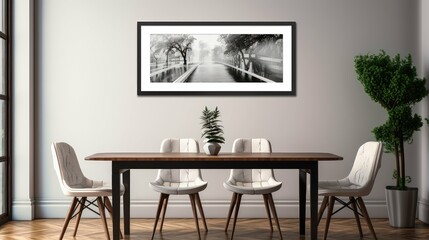 glass table picture frame