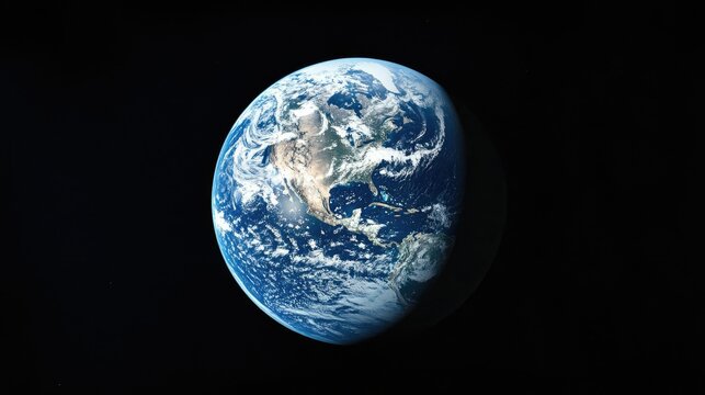 A stunning panoramic image of Earth as seen from a space station window, capturing its full splendor.