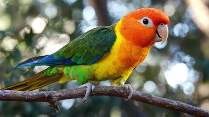 Obraz premium Excellent Parrot Talking