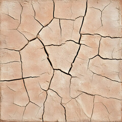 Obraz premium Cracked Earth Abstract Background Illustration