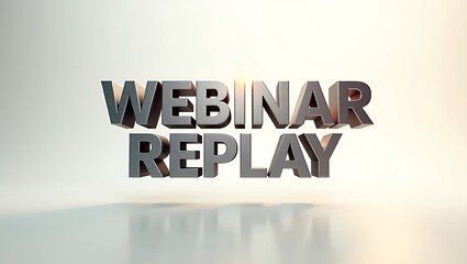 Webinar replay text - showcasing insights and discussions