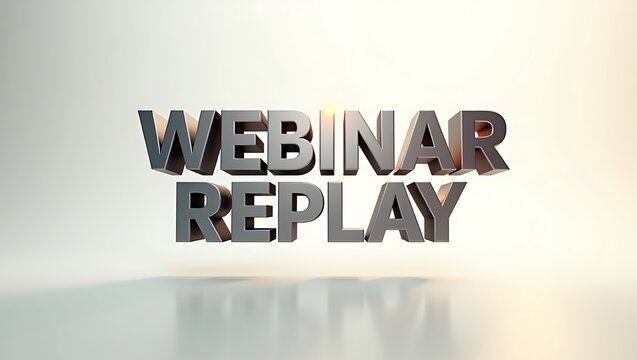 Webinar replay text - showcasing insights and discussions