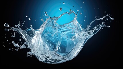 explosion water splash transparent background