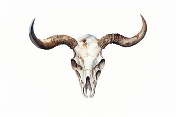 Animal mammal white background animal skull.