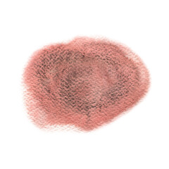 Granulating mineral watercolor texture in warm terracotta tones, red. Organic, abstract, and natural, perfect for backgrounds, branding, stationery, packaging, and artistic projects.