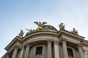 Details from exterior of Sisi museum, Vienna