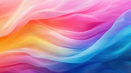 Colorful wave patterns in soft, flowing design.