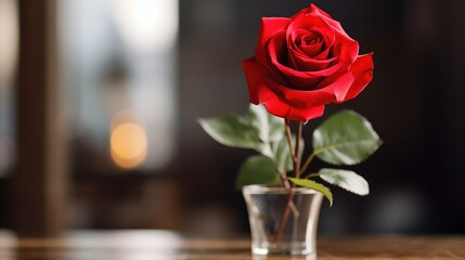 bud red rose corner