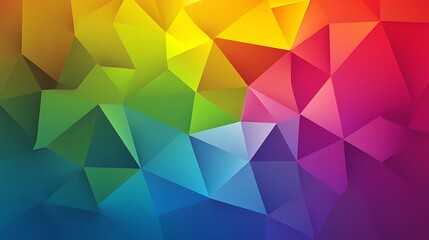 Fototapeta premium Abstract colorful polygonal background (1)