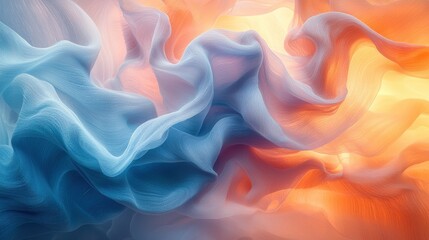 Obraz premium Stunning Abstract Fabric Design with Gradient Colors