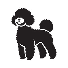 High-quality Bichon Frise silhouette suitable for branding and decor - Bichon Frise illustration - minimal Bichon Frise vector - dog silhouette

