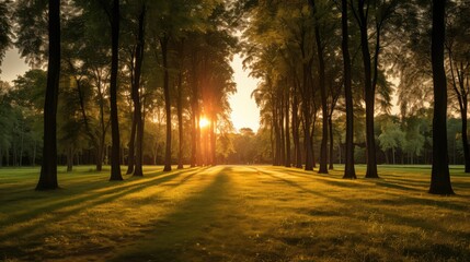 Fototapeta premium light sun through