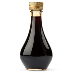 Dark sauce bottle, studio shot, white background, food ingredient (3)