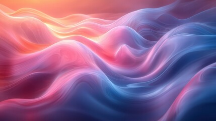 Obraz premium Abstract Fluid Motion: Vibrant Colors and Shapes