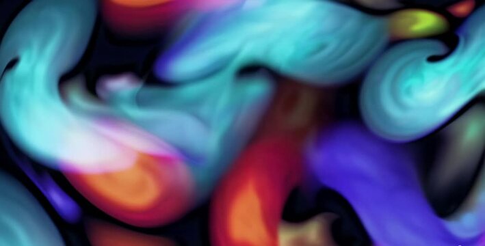 Vivid Abstract Motion Blur &ndash; Animated Background with Dynamic Colors