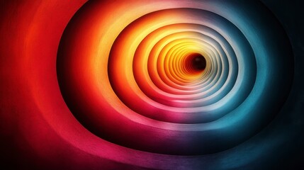 Abstract Colorful Spiral Pattern Background Red