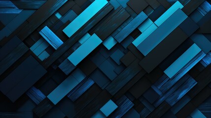 smear geometric shape blue and green