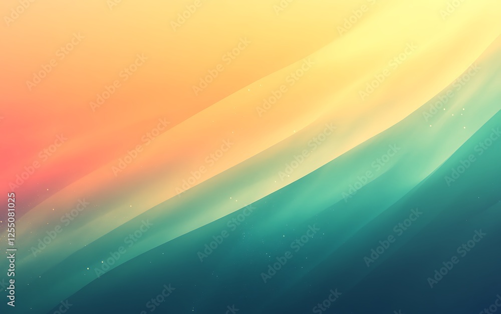 Aufkleber abstract gradient background with soft colors