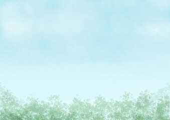 新緑　葉　春　背景　初夏