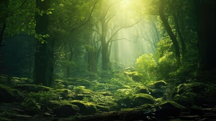 Fototapeta premium trees green textured background