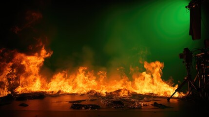 screen orange and white pow