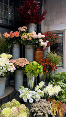 flower shop in the city