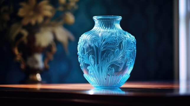 vase antique glass objects