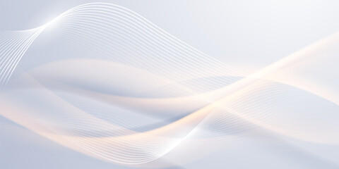 Obraz premium white abstract background modern vector illustration