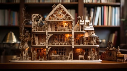 displayed puzzle house