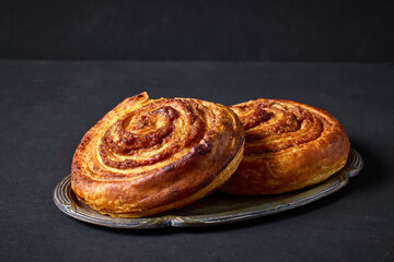 freshly baked cinnamon rolls