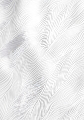 White Textured Wavy Wall Design for Elegant Interior Spaces – Modern 3D Wallpaper for Contemporary Homes