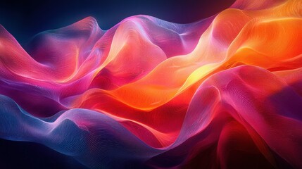 Obraz premium Abstract Colorful Wave Design