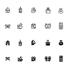 Ramadan Icon Set