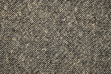grey Wool coat fabric closeup Brown herringbone coat textile Macro woolen coat texture Warm winter...
