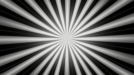 Obraz premium harmony starburst background black white