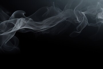 Obraz premium Smoke backgrounds black black background.