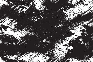 High-resolution grunge texture with bold brush strokes. Perfect for posters, overlays, and digital art. This black and white abstract background adds a raw, distressed, and edgy design touch.