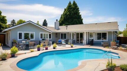 Fototapeta premium ranch house for sale by owner