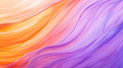 Obraz premium Abstract flowing gradient of orange to purple for modern backgrounds